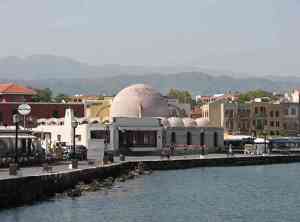 GRE Chania 08 Port and Mosque Janasseries