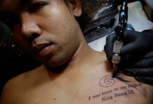 Thailand King Tattoos